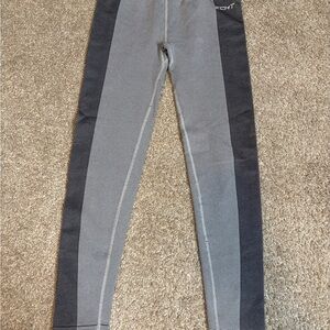 ECHT Women's Gray and Black Leggings